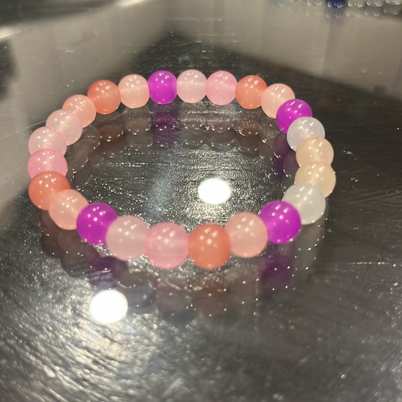 Hand made rainbow beaded bracelets - Picture 6 of 9